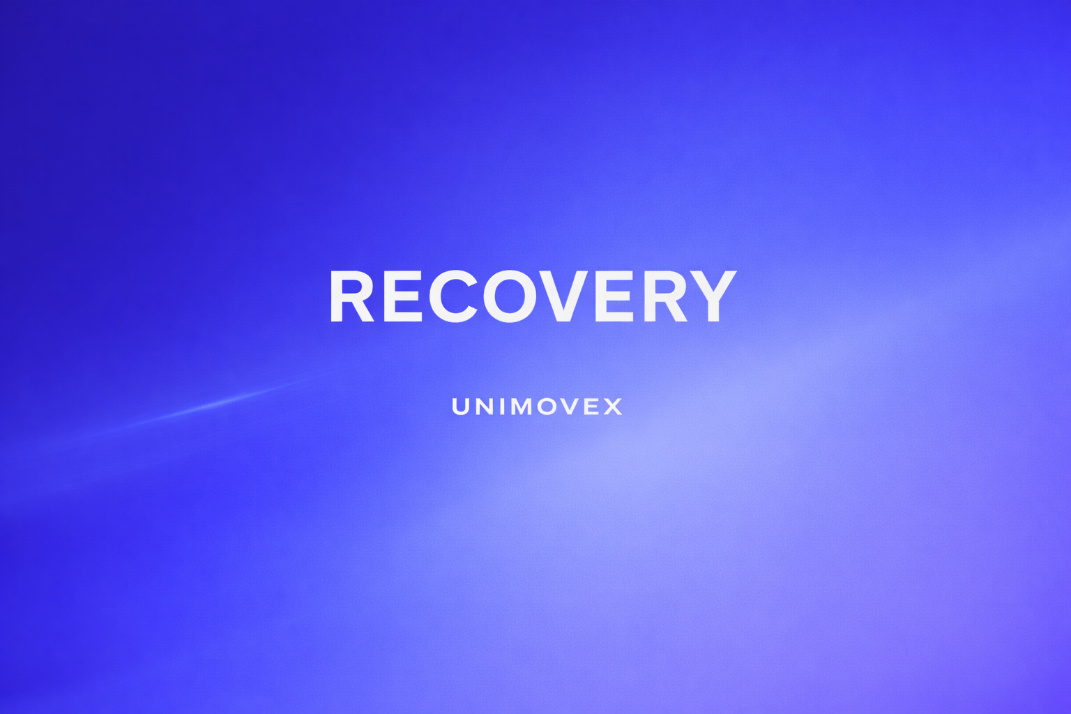Recovery